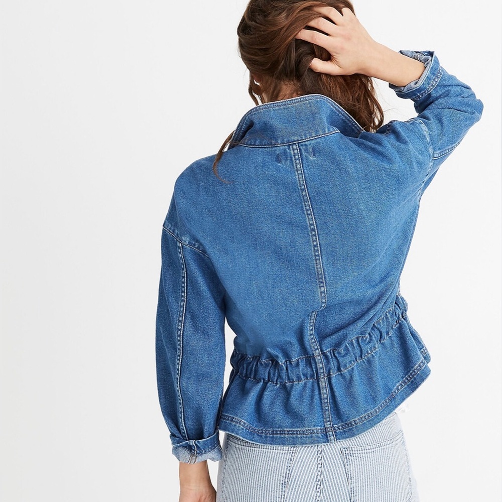 {{madewell}} Denim Southlake Military Jacket - Picture 3 of 9